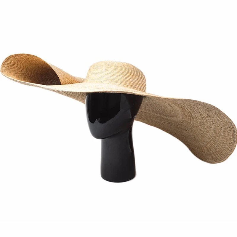 Шляпа от солнца Регулируемая складная модная пляжная Соломенная Панама