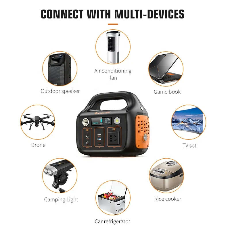 

220V 136000mAh solar power stations 14.4V / 35Ah DC 12V-10A max portable power station 500Wh