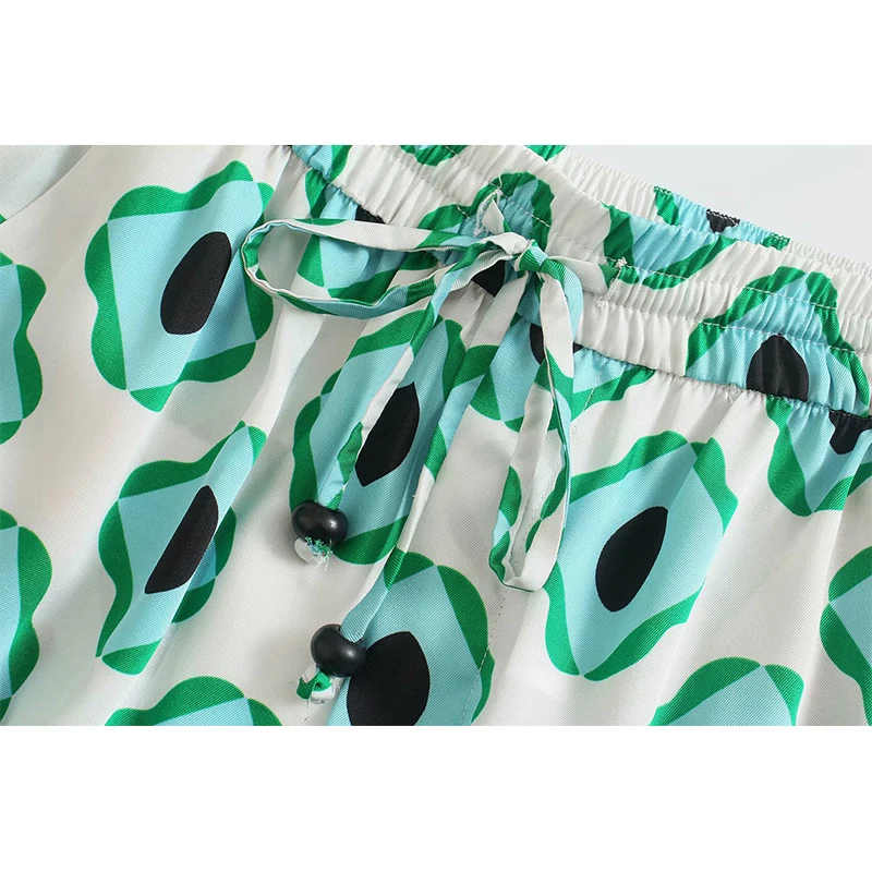 

Suit Women Suit 2-piece Suit Pants Suit 2021 New Fashion Printing Straight Leg Women Suits Casual Chic Street Youth Suits