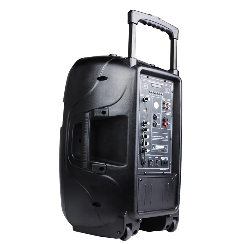 Динамик Shinco на колесиках для караоке с подставкой и микрофоном | Электроника