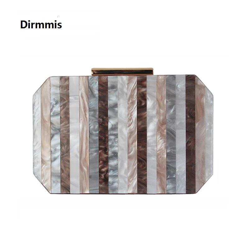 Женская акриловая вечерняя сумка брендовая модная дизайнерская сумочка белого