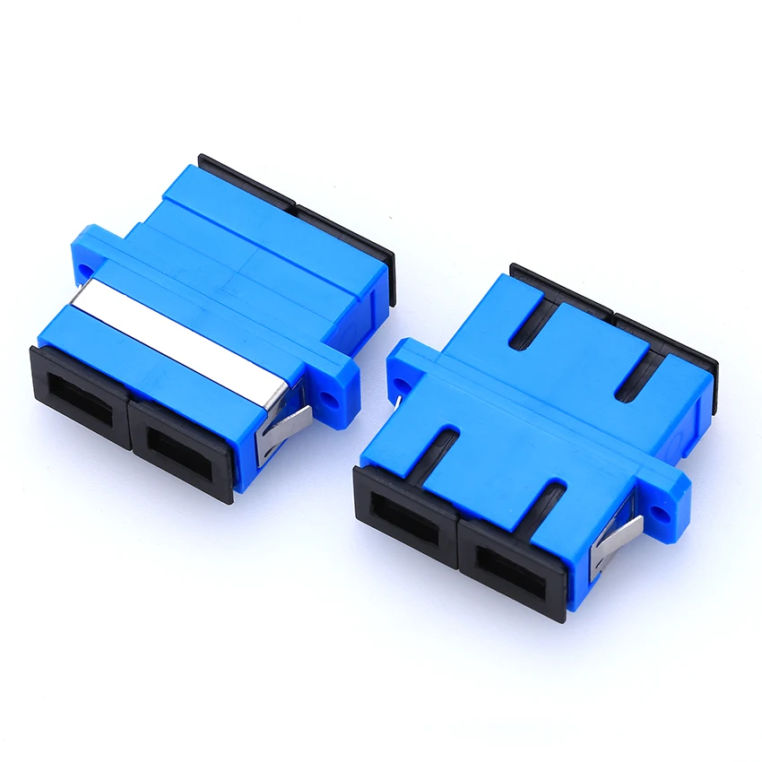 

200PCS Fiber Optic Flange CouplerSC UPC Duplex Fiber Telecommunication Level Adapter Connector