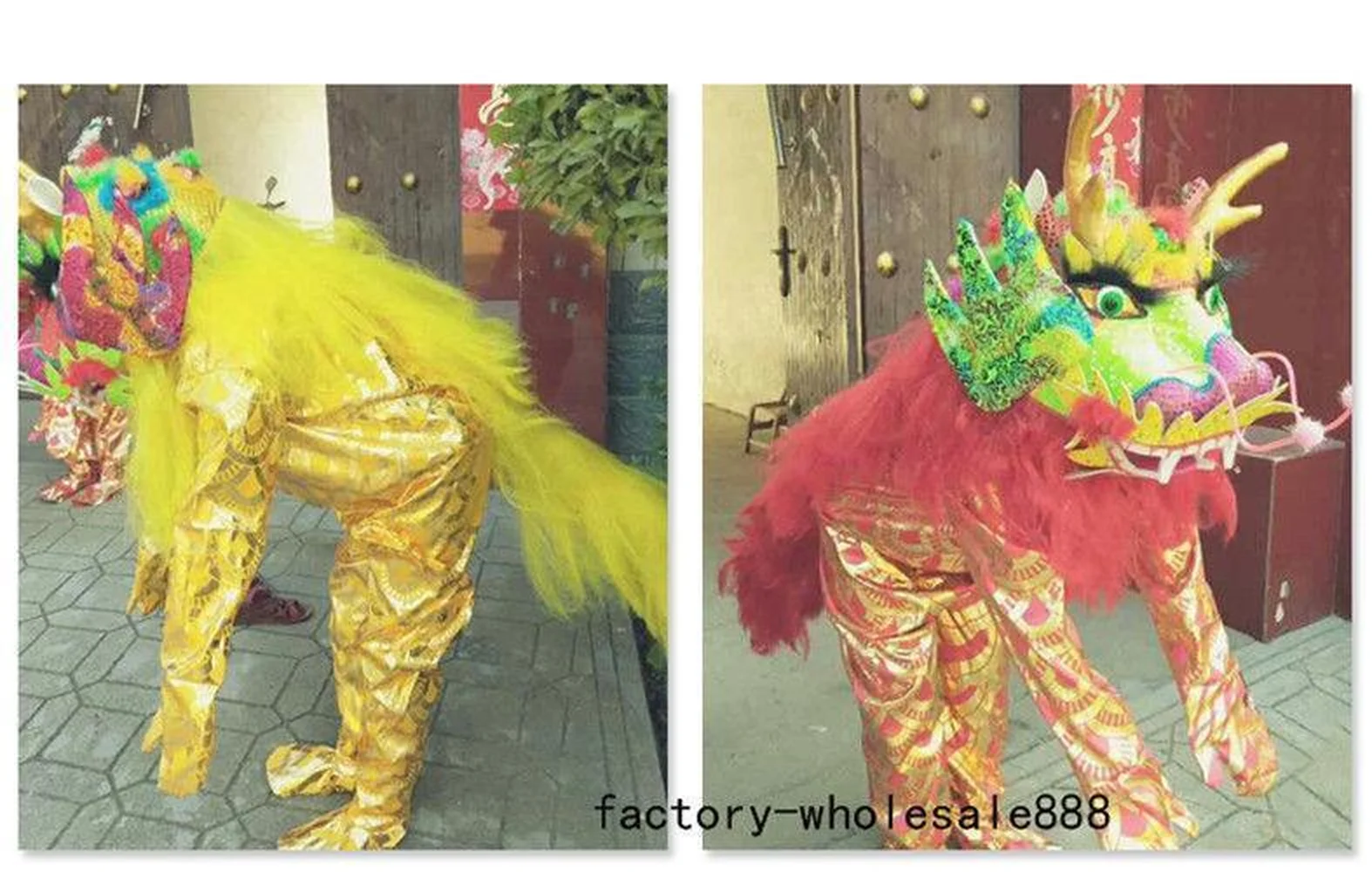 Китайский дракон костюм талисман в форме головы kylin для праздника вечерние cos