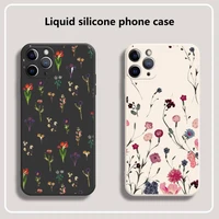 fashion flower beautiful phone case for iphone 13 12 11 mini pro xs max xr 8 7 6 6s plus x 5s se 2020