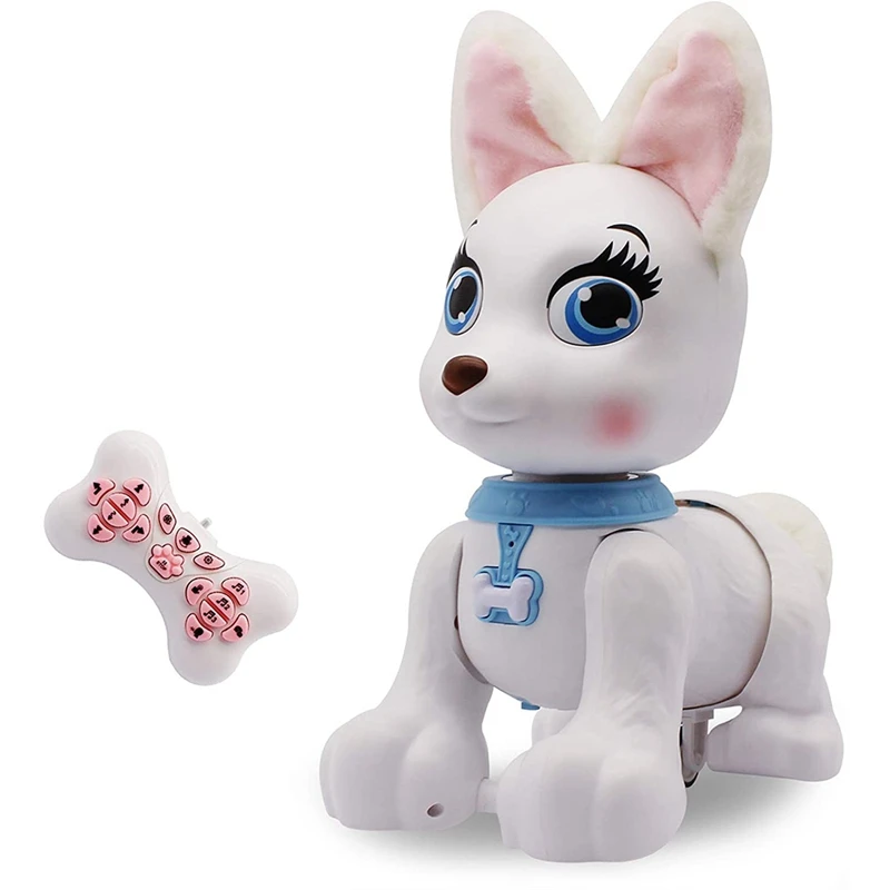 

Remote Control Robot Dog Voice Control Puppy, Intelligent Walking Dancing Programmable Robot , Electronic Pets for Kids