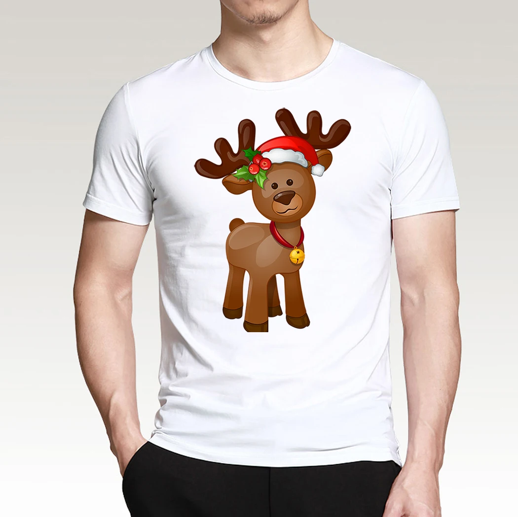 Rangifer футболка с коротким рукавом Повседневная Уличная одежда Saint Nick модная