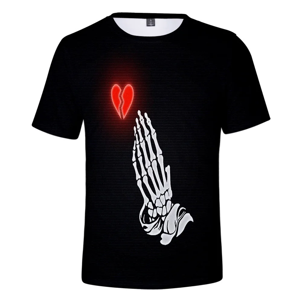 

Rapper Juice Wrld 3D Print Short Sleeve T-shirt for Boys and Girls Casual Tees Streetwear Hip Hop Tshirt Children Kids Clothes