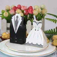 %e2%9c%85bride and groom dresses wedding candy box gifts bags favor boxes wedding bonbonniere diy event party favor decoration