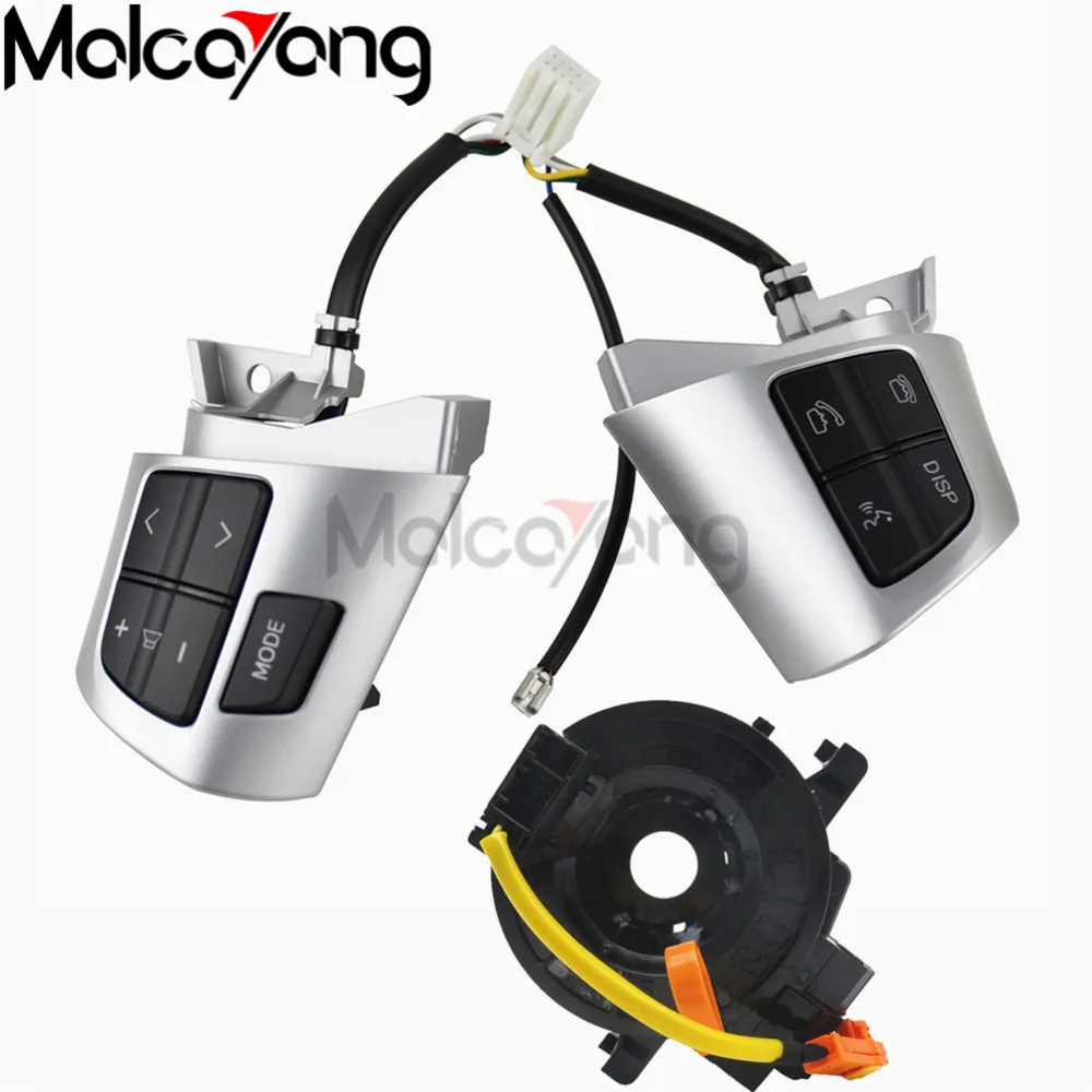 Sliver-cables Кнопка дистанционного круизного управления для TOYOTA COROLLA ADE150 NDE150 NRE150 ZRE15, кнопки управления рулем автомобиля, переключатель с кабелями - Цвет: Sliver-cables