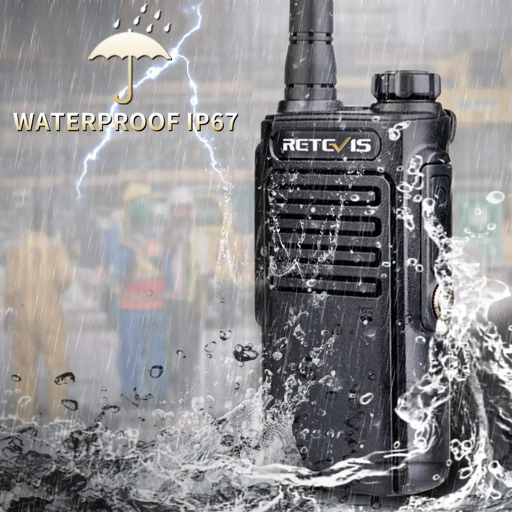 Водонепроницаемая рация RETEVIS RT647 IP67 1 шт. PMR Radio PMR446 VOX двухстороннее радио Comunicador