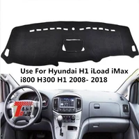 taijs factory sport anti uv polyester fibre car dashboard cover for hyundai h1 iload imax i800 h300 2008 2018 left hand drive