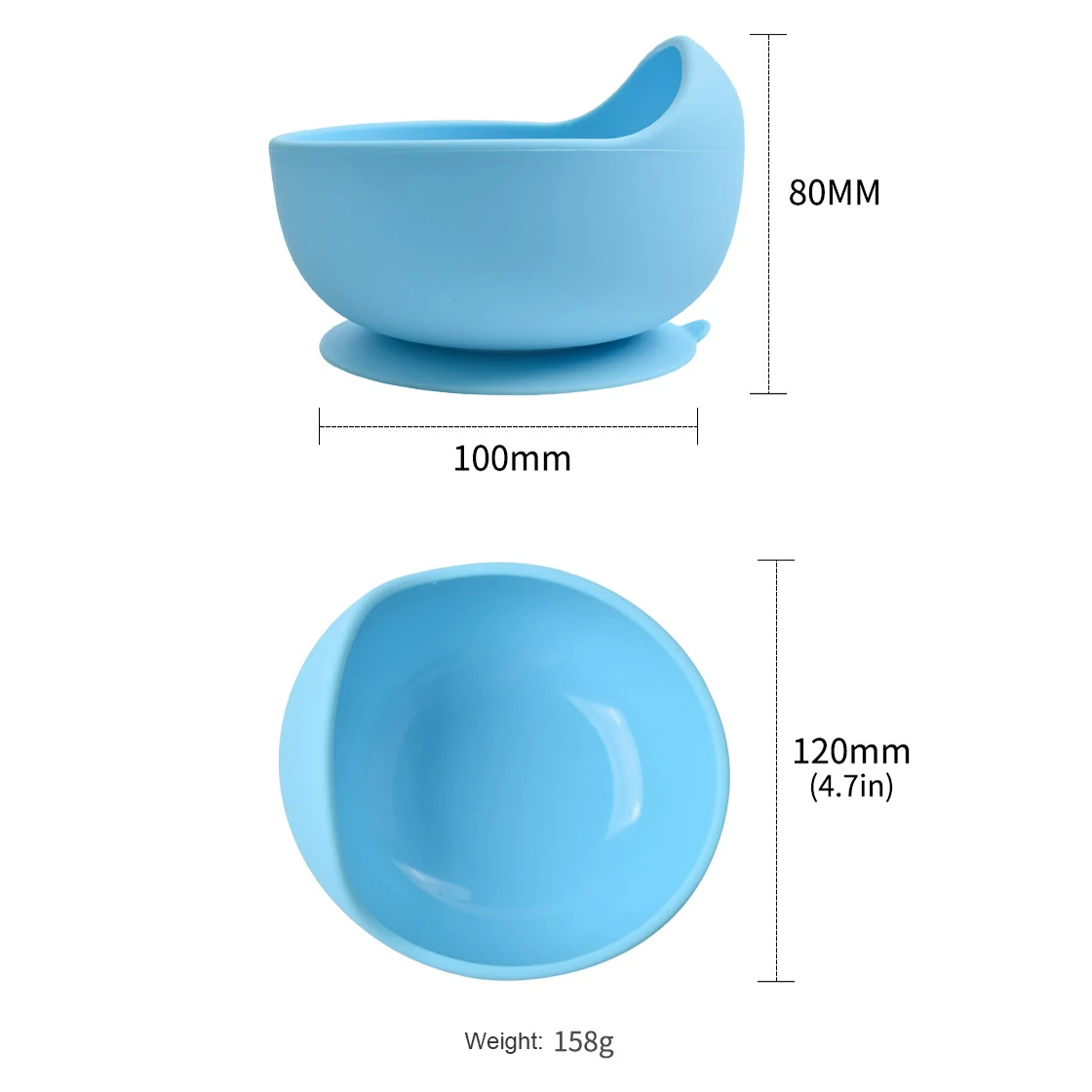 Вакуумные силиконовые формочки для детей набор ложка и вилка FeedingTableware