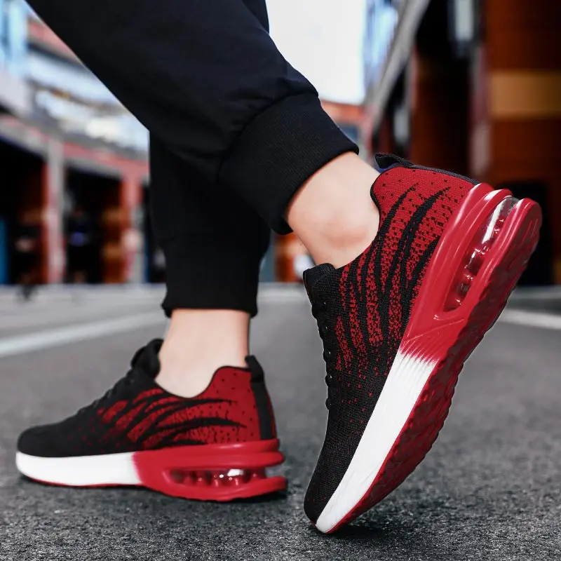 Летние мужские кроссовки с воздушной подушкой спортивные 2020 беговые для бега