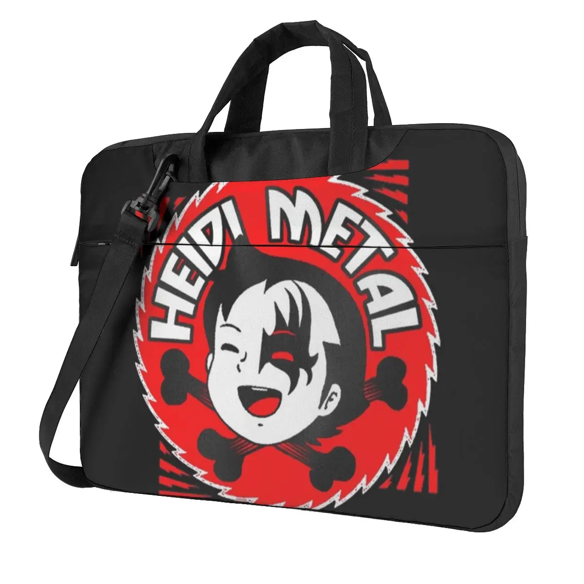 

Heidi Metal Laptop Bag Case Alps Goat Anime Carry Vintage Computer Bag Travelmate Crossbody Laptop Pouch
