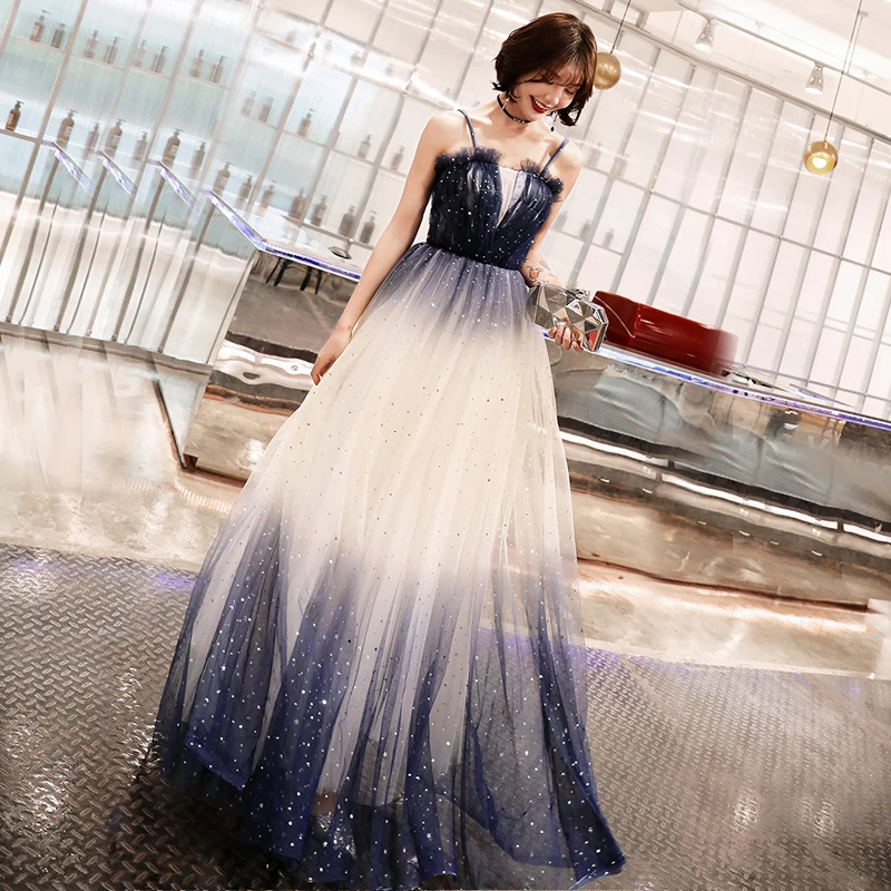 Женские с лямкой на шее без рукавов Длинные вечерние платья элегантные