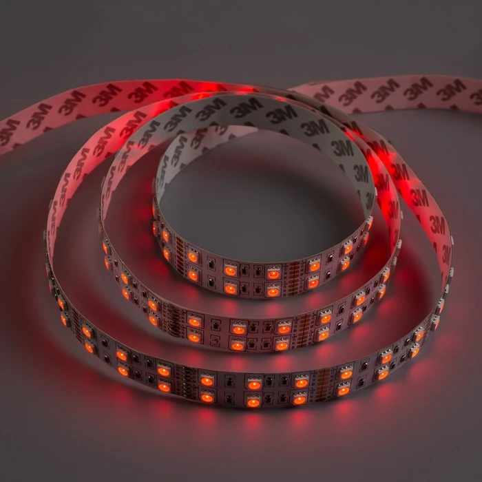Светодиодная лента 12В SMD5050 5 м IP33 120 LED 28.8 Вт/м 10-12 Лм/1 МУЛЬТИ (RGB) 848556 | Лампы и