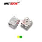 10 шт., 3528 желтые + зеленые Двухцветные светодиодные SMD LED светильник пы (одинаковая полярность)