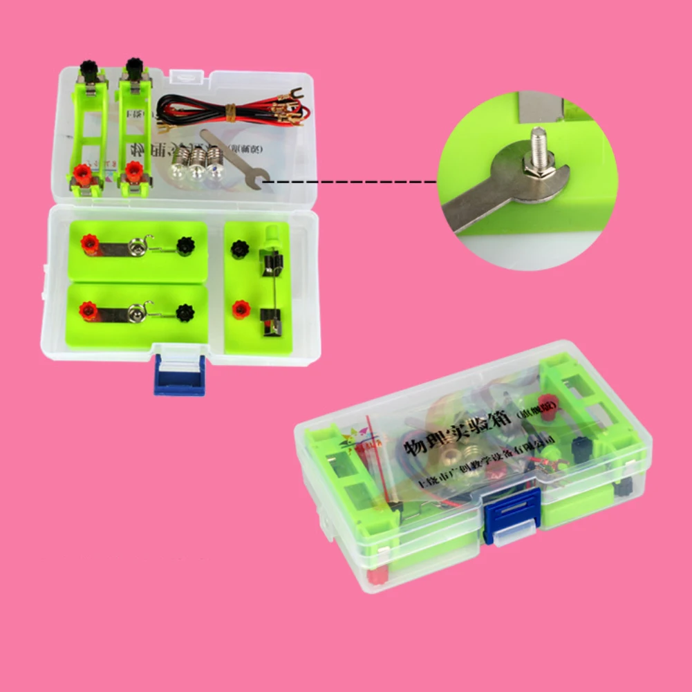 Средняя школа физики эксперименты электрическая схема магнетизма Science наборы