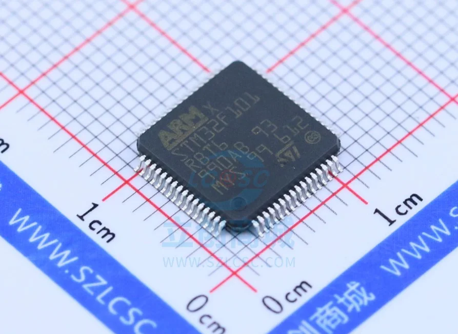 

STM32F101RBT6 Пакет LQFP64 новый оригинальный аутентичный микроконтроллер IC чип