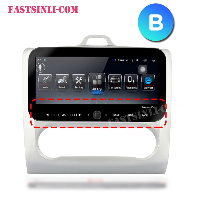 Магнитола на Android для Ford Focus MK2 2 II мультимедийный плеер 2006 2017 2din gps навигация dvd