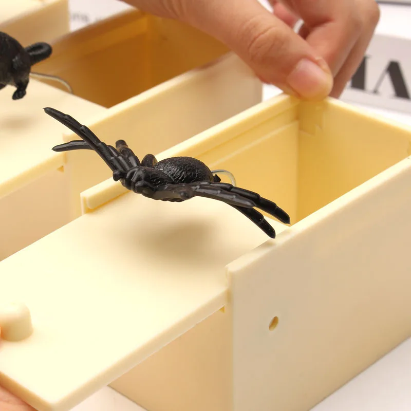Новая забавная коробка для отпугивания Шуточный паук скрытый чехол отличное