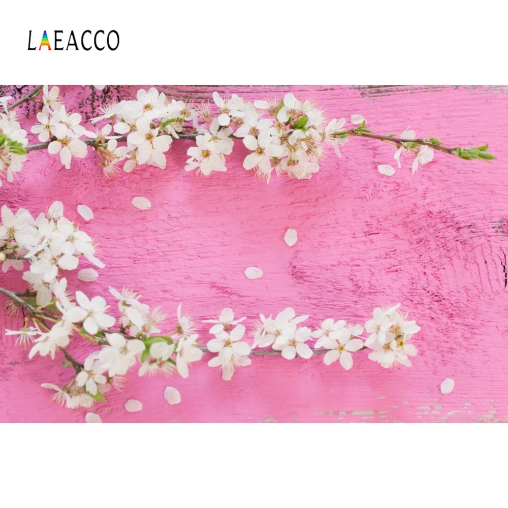 Laeacco розовый деревянный фон для фотосъемки на заказ семейный Фотофон портретной