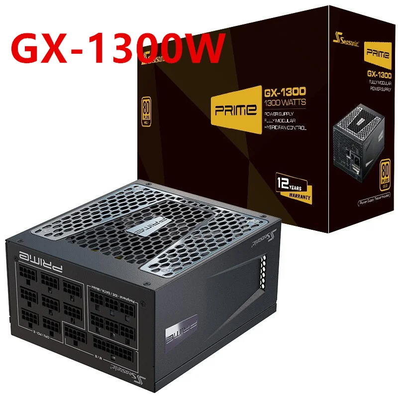 Новый оригинальный блок питания для Seasonic Prime GX-1300 полный модульный 80plus ЗОЛОТОЙ