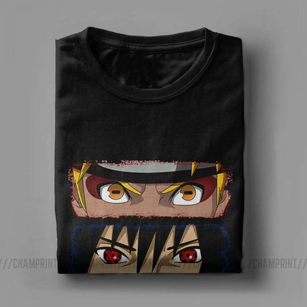 Ninja Eyes Мужская футболка футболки с Наруто Акацуки Пейн Япония уличная одежда с мотивами из аниме Харадзюку Забавные футболки хлопок Летние топы