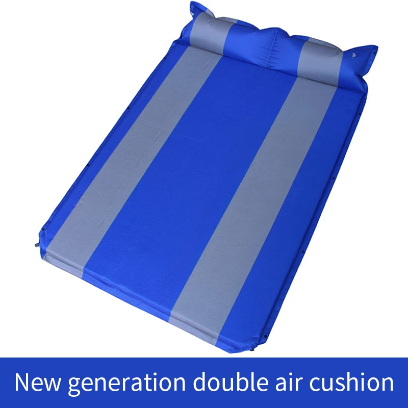 barato Almofada De Dormir Auto-inflável Levoryeoudouble Para Acampar Com Travesseiros Anexados Almofada De Dormir Para Mochila Caminhada