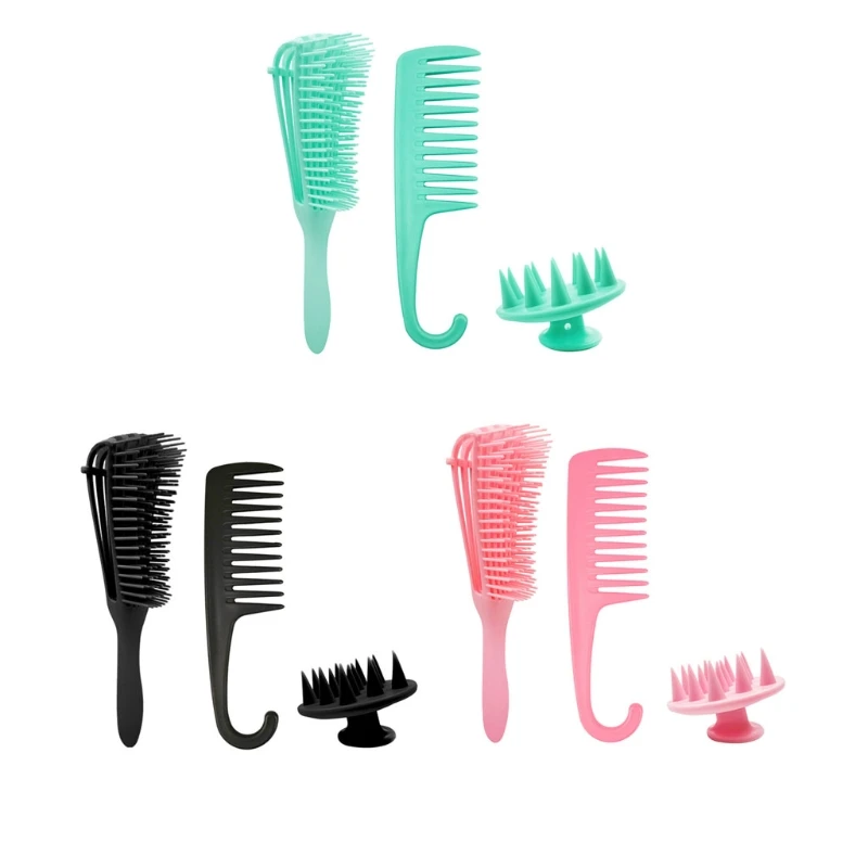 3 предмета в комплекте скользящая по волосам набор кистей для укладки волос