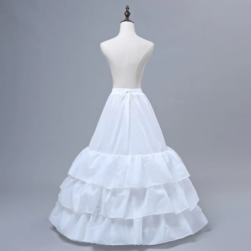 Бесплатная доставка Высокое качество Белый подъюбник кринолин нижняя юбка