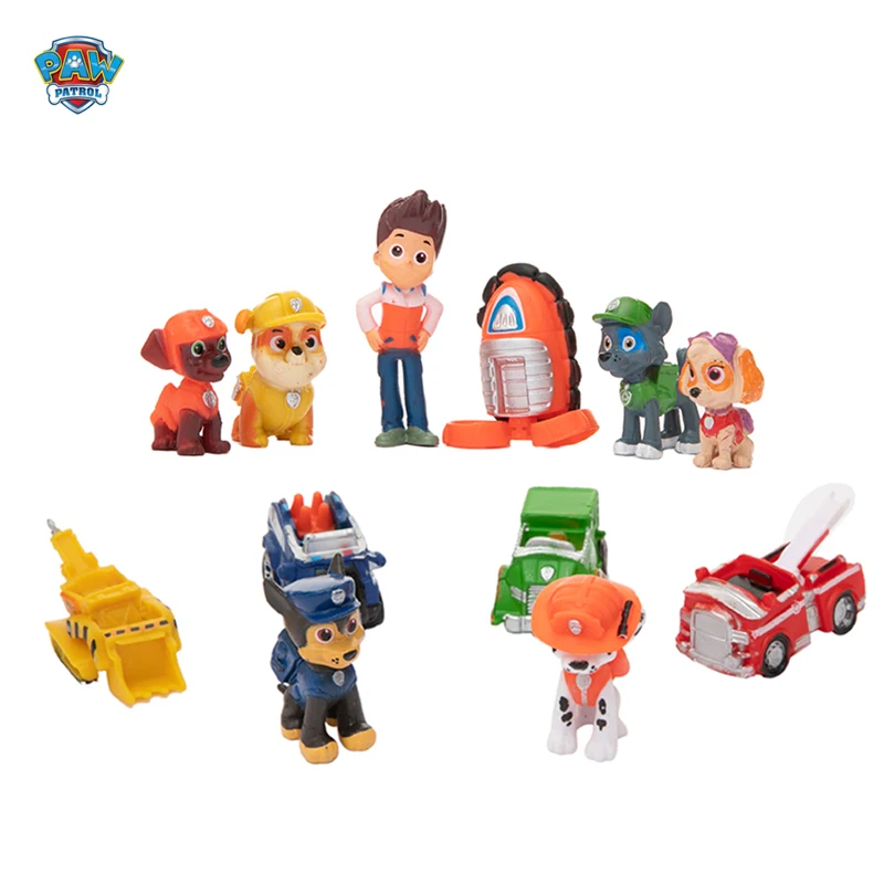 Щенячий патруль машина скользящая команда Рокки погоня игрушка Спасательная