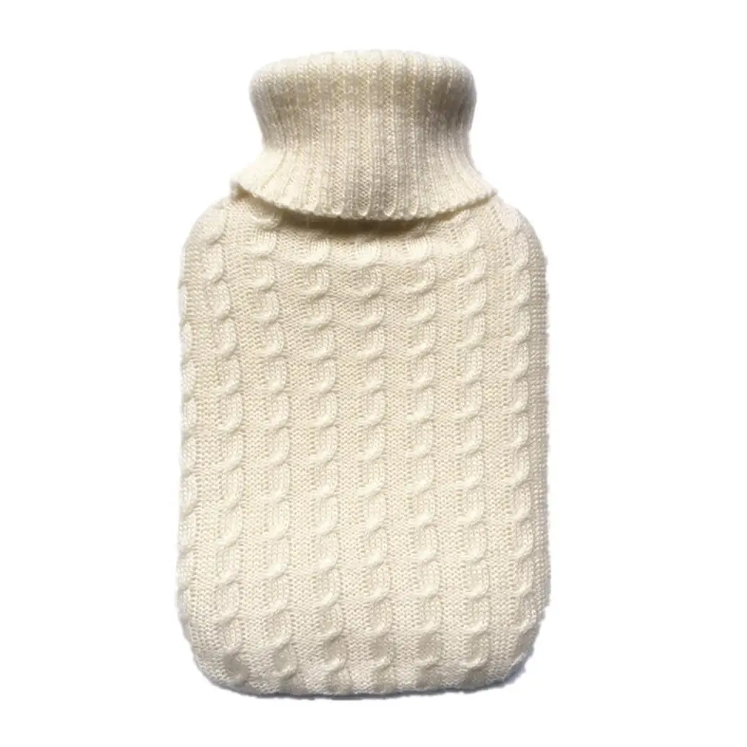 2000 мл трикотажная сумка для горячей воды чехол с геометрическим узором вязаный 7