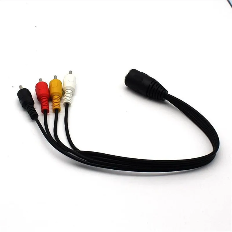 5-core DIN женщин 4RCA мужской лотоса в винтажном стиле аудиотехника адаптер кабель