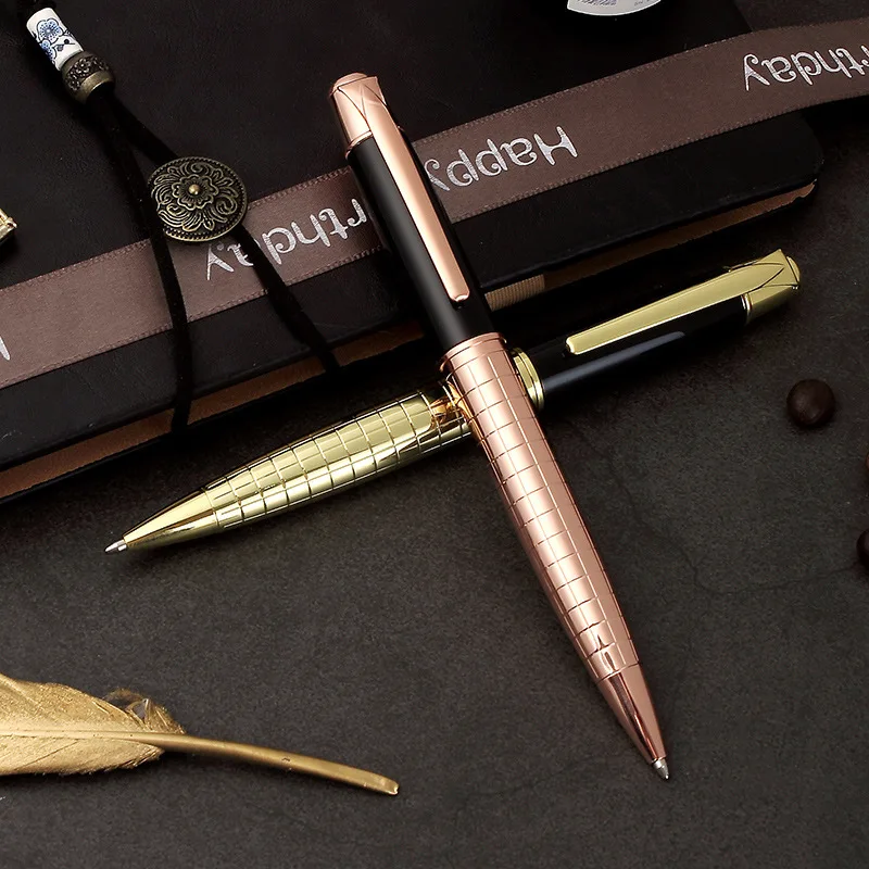 

Luxurious Metal Ballpoint pen Business office sign pens for gift school writing pen students stationery supplies 03763