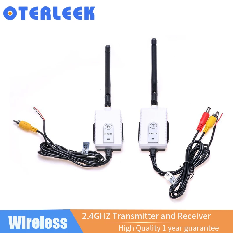 2.4 Ghz Truck/Bus vehicle Camera Wireless Transmitter & Receiver Kit Car Rearview Camera wireless Wiring For All RCA Video
