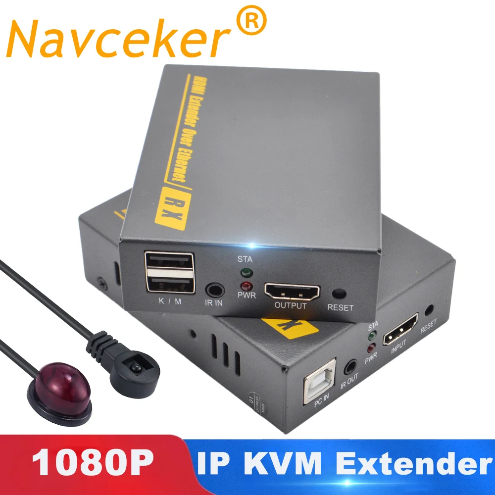 150m IP KVM удлинитель USB HDMI Поддержка ИК ZY DT103KM через TCP/IP от RJ45 UTP/STP CAT5 CAT6 сеть|hdmi kvm