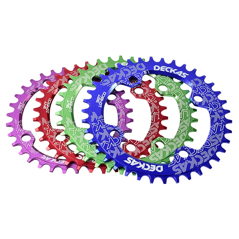 Deckas 104BCD овальная узкая широкая цепь MTB горный велосипед 32T шатун однозубная