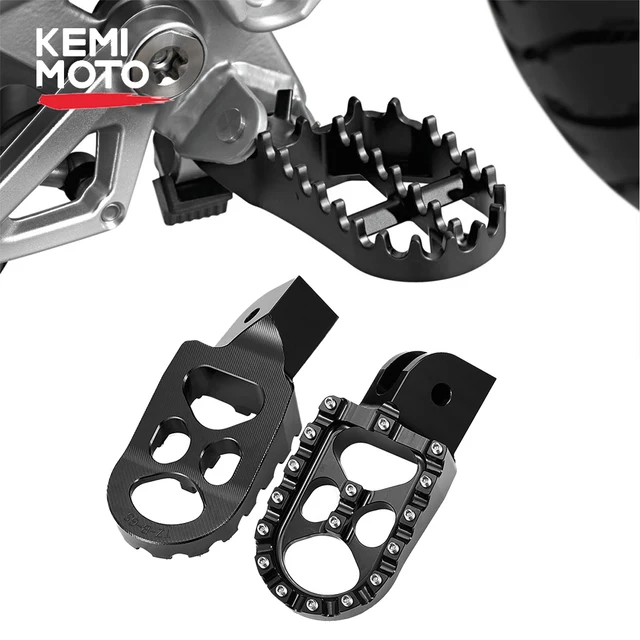 New arrival! Cnc billet wide foot pegs pedals for bmw r1200gs lc adv f750gs f850gs footpegs r 1200 gs adventure black