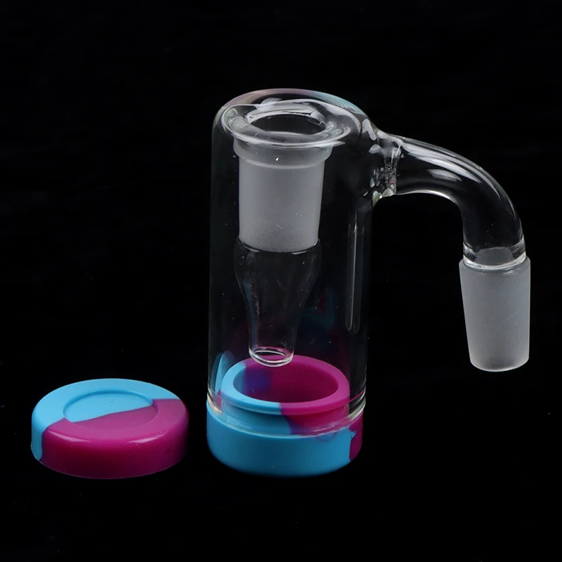 

Borosilicate Glass Smoke Collector Smoke Pot Accessories Can be reused 90 Degree Storage Container