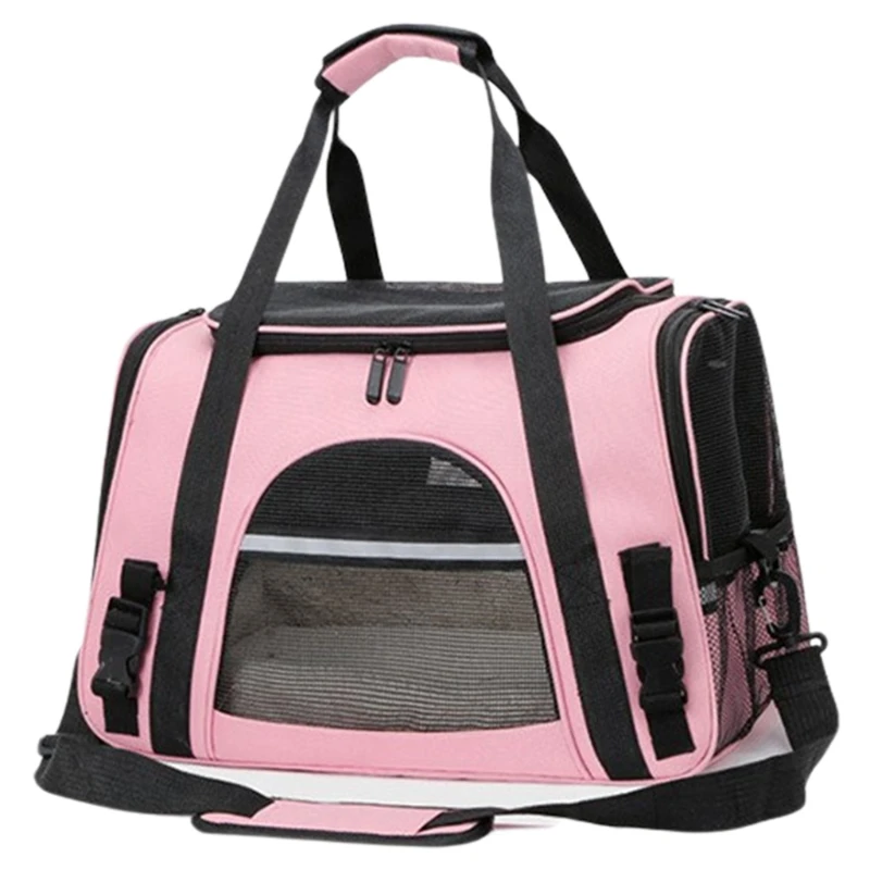 

Portable Pet Carrier Folding Single Shoulder Bag Breathable Carrying Handbag for Small Puppies Cats Messenger Bag