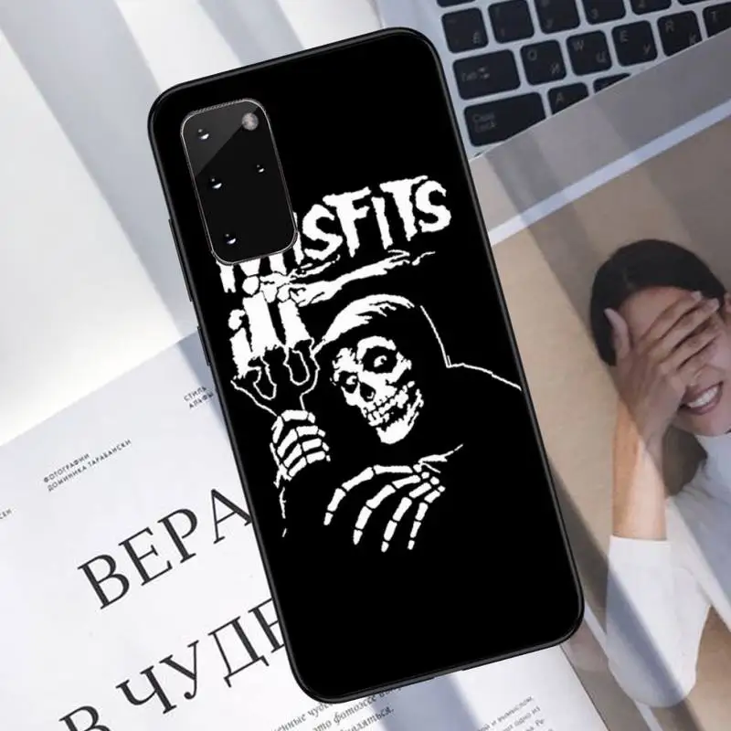 

hot skull Punk Rock Phone Case For Samsung galaxy S 7 8 9 10 20 edge A 6 10 20 30 50 51 70 note 10 plus