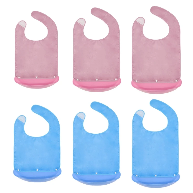

Middle-Aged and Elderly Large Eating Bib Waterproof and Leak-Proof Adult Bib