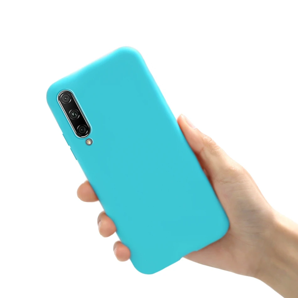 Силиконовый чехол для Huawei Honor 9X Pro мягкий из ТПУ карамельных цветов телефона