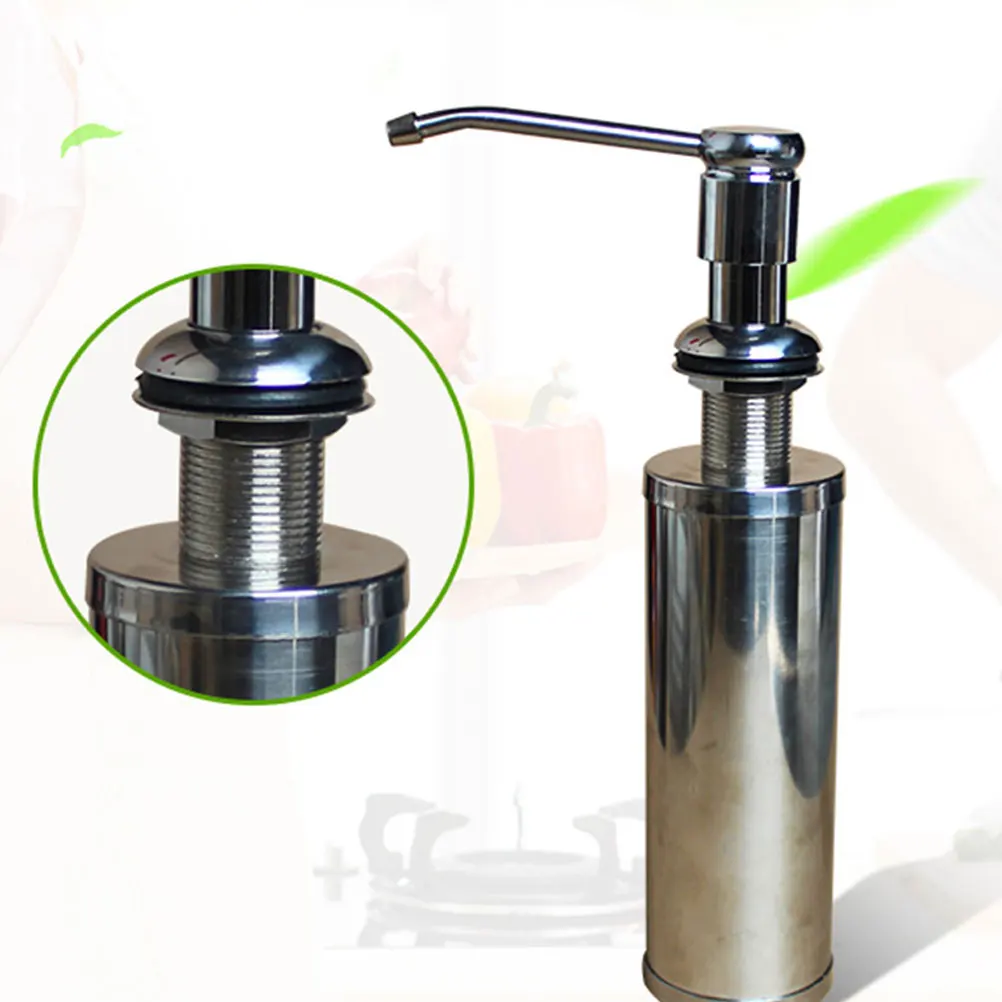 Портативный диспенсер для жидкого мыла из нержавеющей стали 304 пресс бутылка