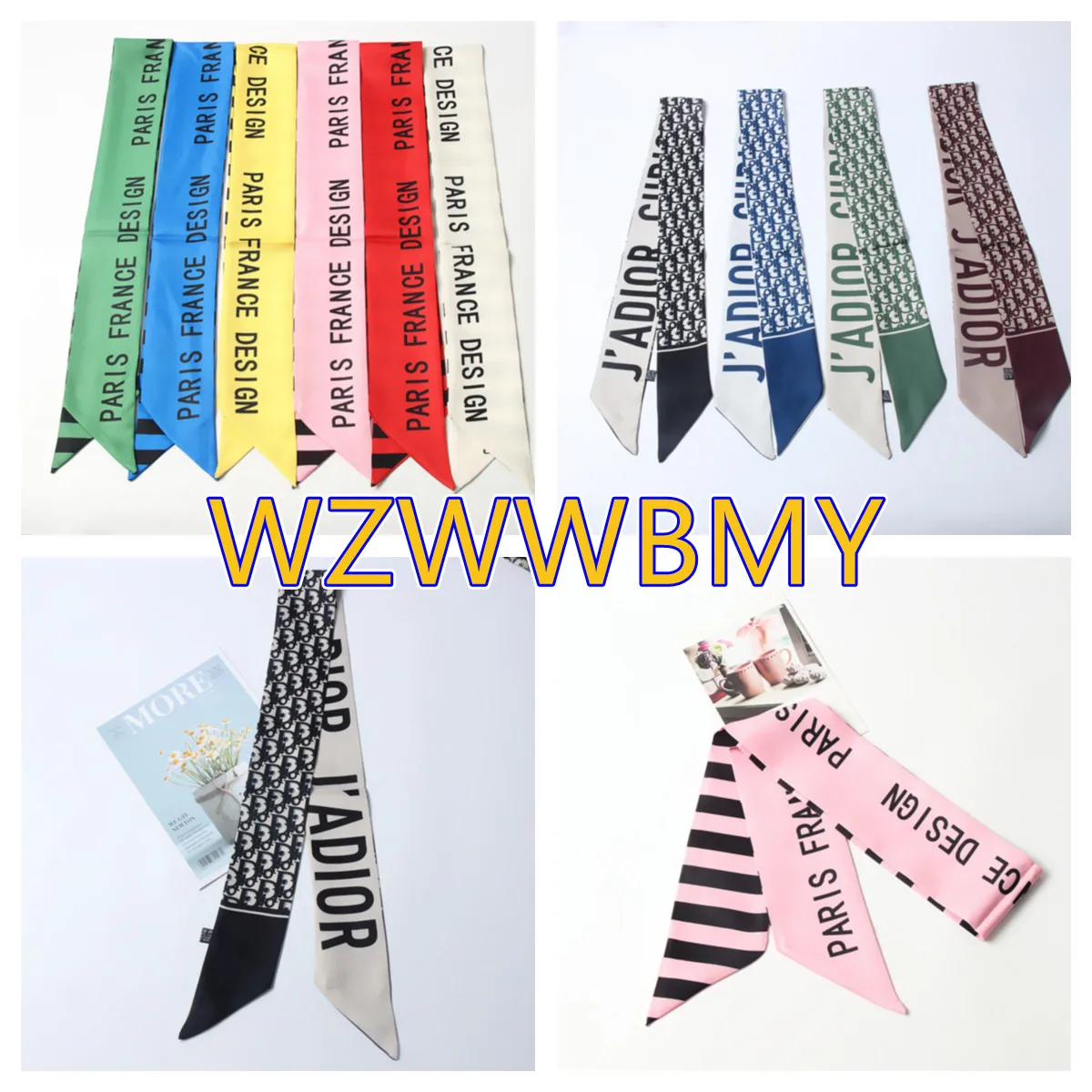 

Hot Sell Women's Small Silk Square Scarf Neck Scarves for Ladies Hair Scarfs Solid Female Foulard Neckerchief Shawls Bandanas