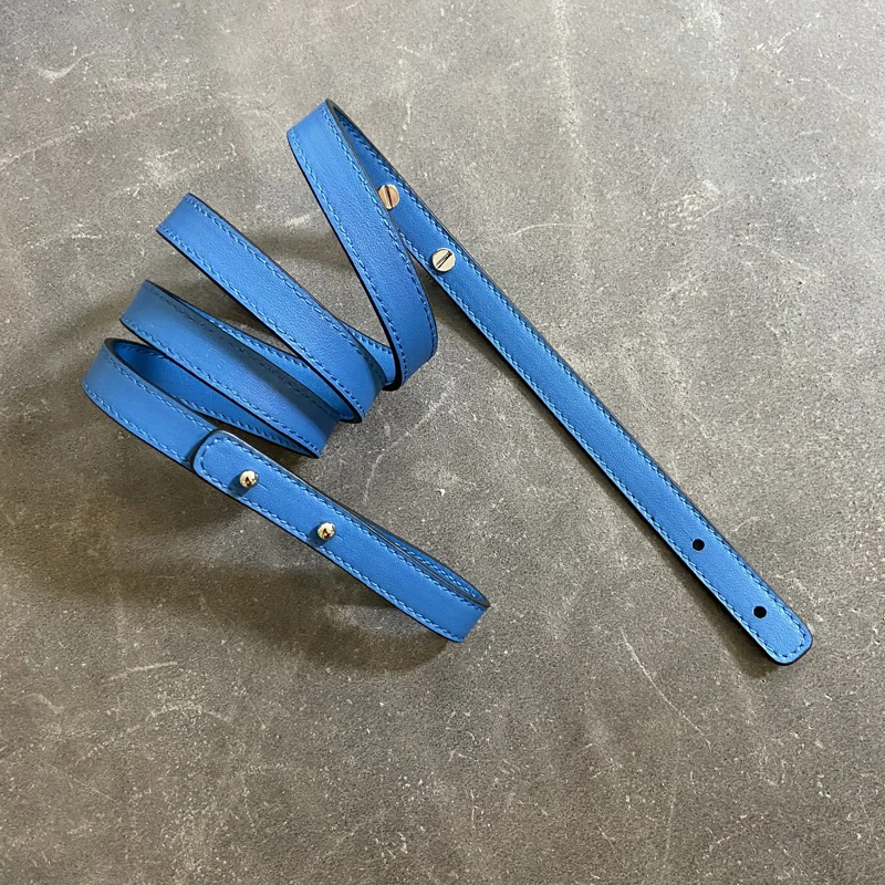 Custom Evelyn Bag Shoulder Strap Kelly Bag Shoulder Strap Swift Cowhide Togo Cowhide Bag With 1.3 cm Width