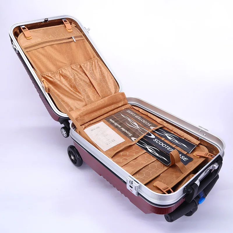 21 inch Multi-function Scooter luggage High-end Carry on luggage Suitcases and travel bags Large capacity Scooter Luggage set