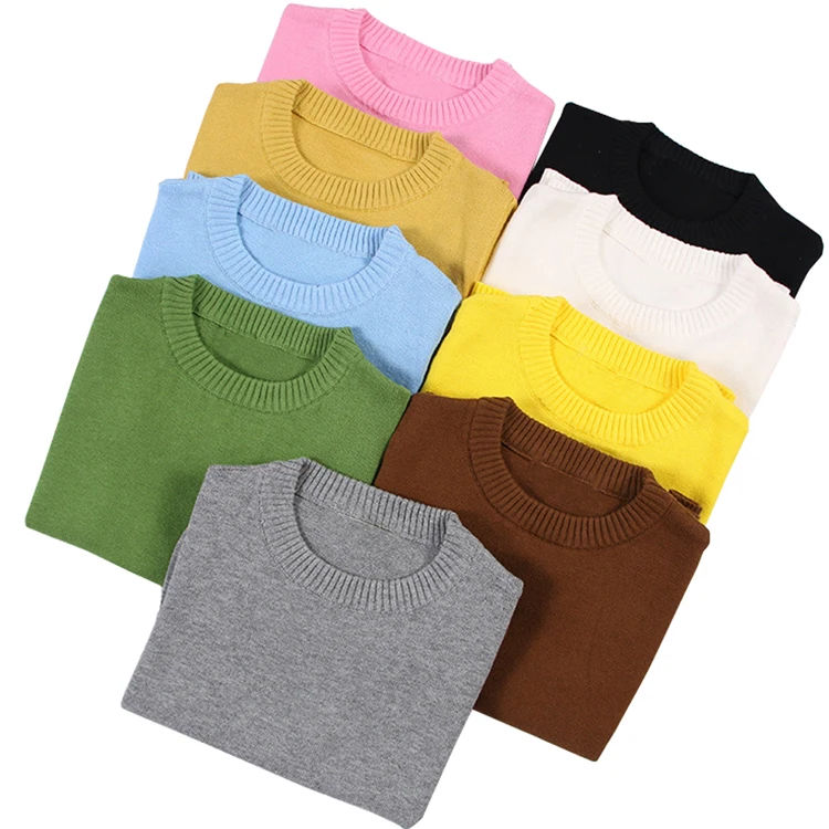 Осень 2020 пуловер для маленьких мальчиков и девочек свитеры детские на весну