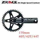 ZRACE RX набор кривошипов 170 мм, 40T42T44T односкоростной Кривошип, совместимый со всеми 10-12s цепями для Гравий-велосипедов Cyclo-Cross DUB BB29